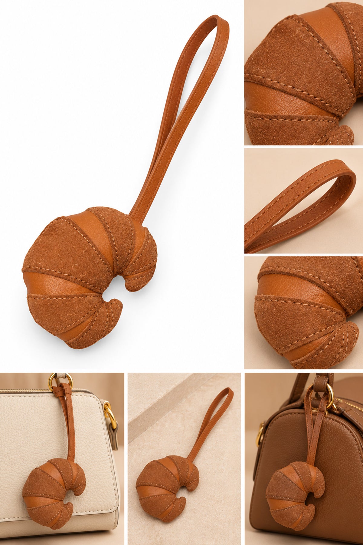Pumpkin Leather Charm
