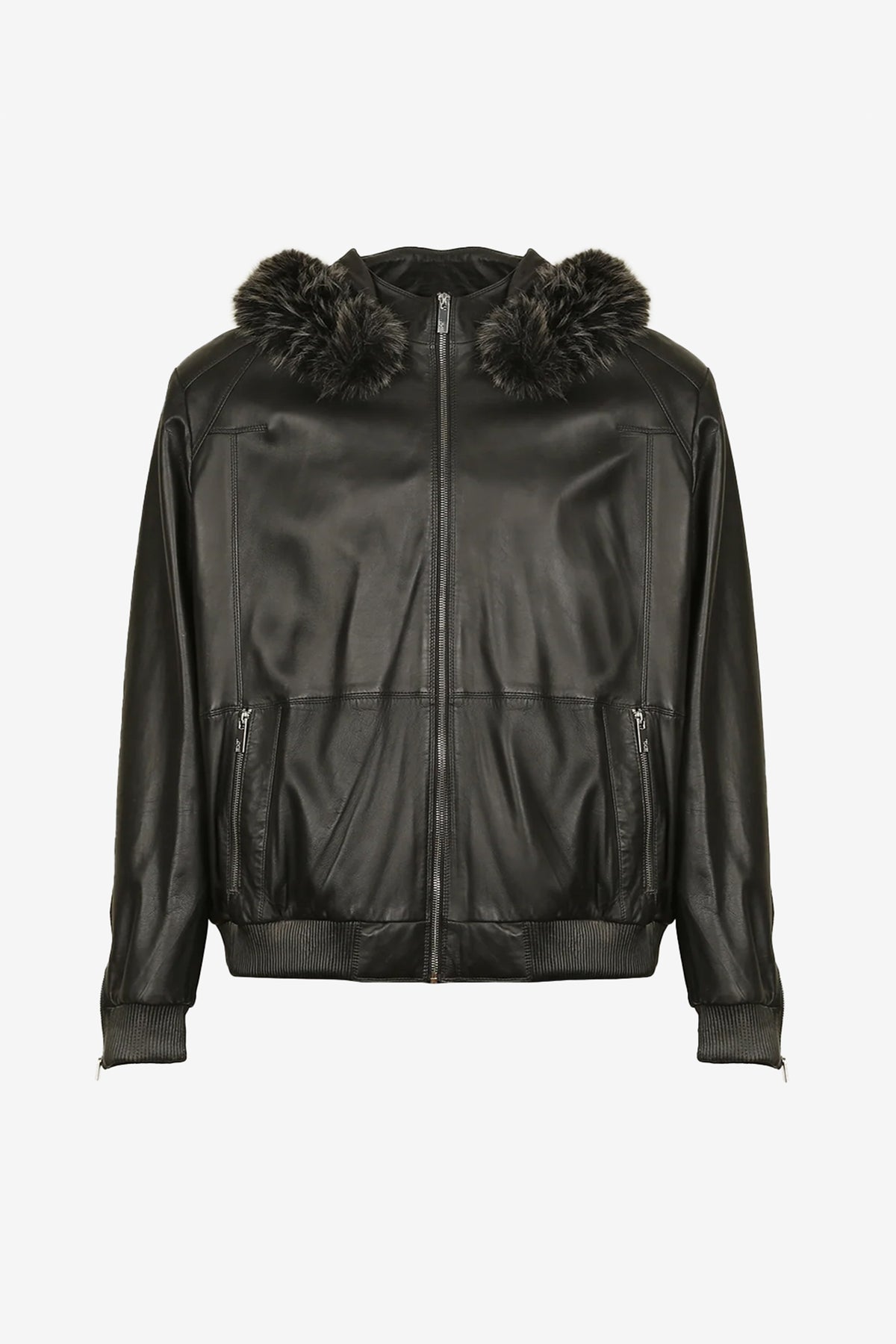 Blackridge Fur Collar Bomber Jacket