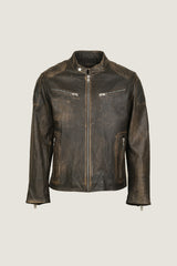 Cafe Racer Leather Jacket | Men