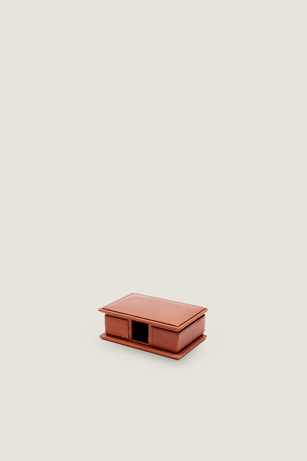 7-Piece Genuine Cow Leather Executive Desk Organizer Set