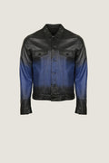 Denim Style Leather Shirt | Men