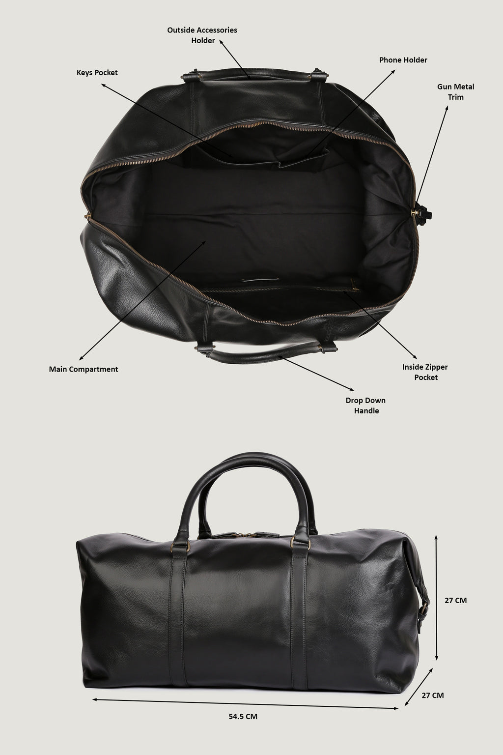 Leather Duffle Bag