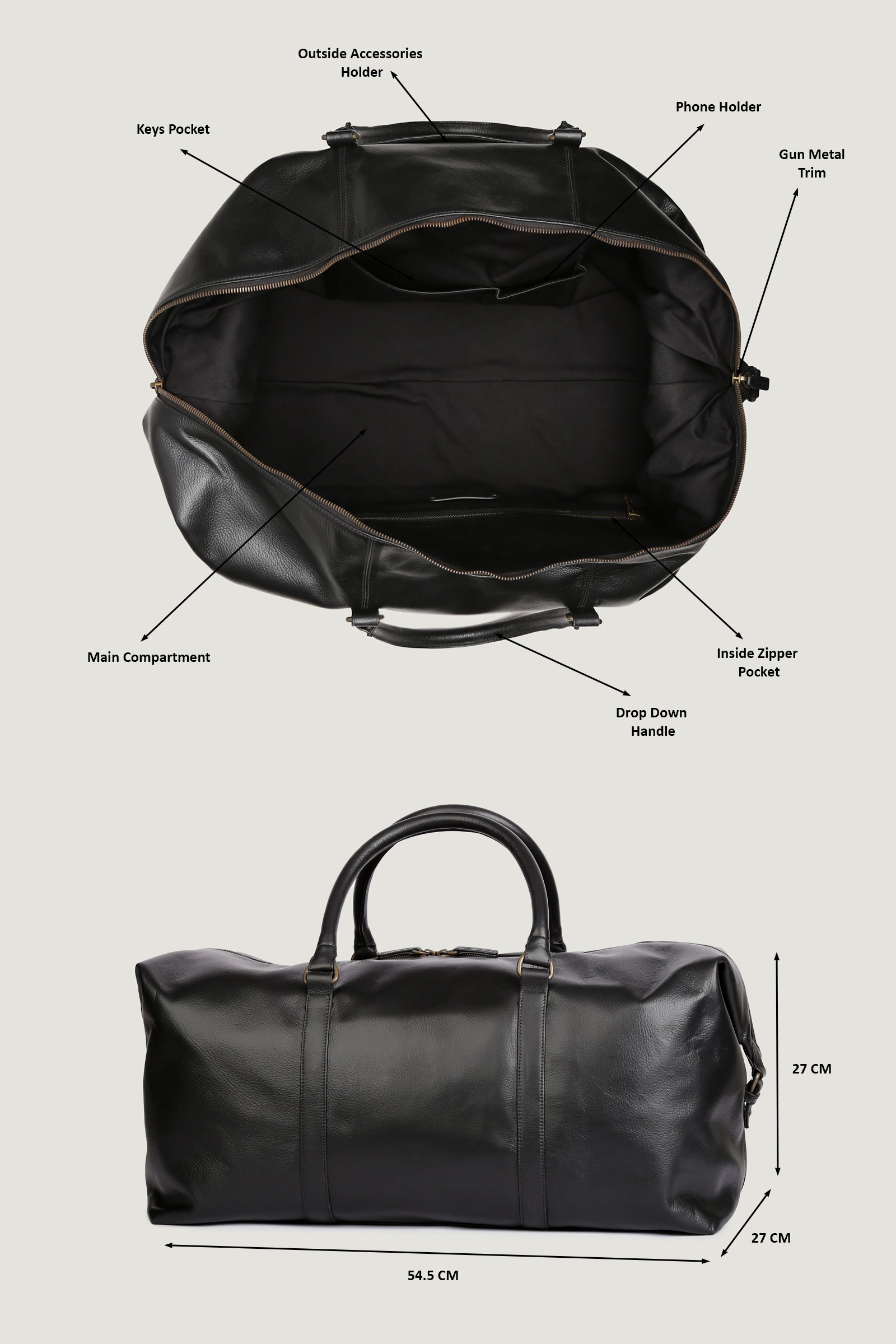 Leather Duffle Bag