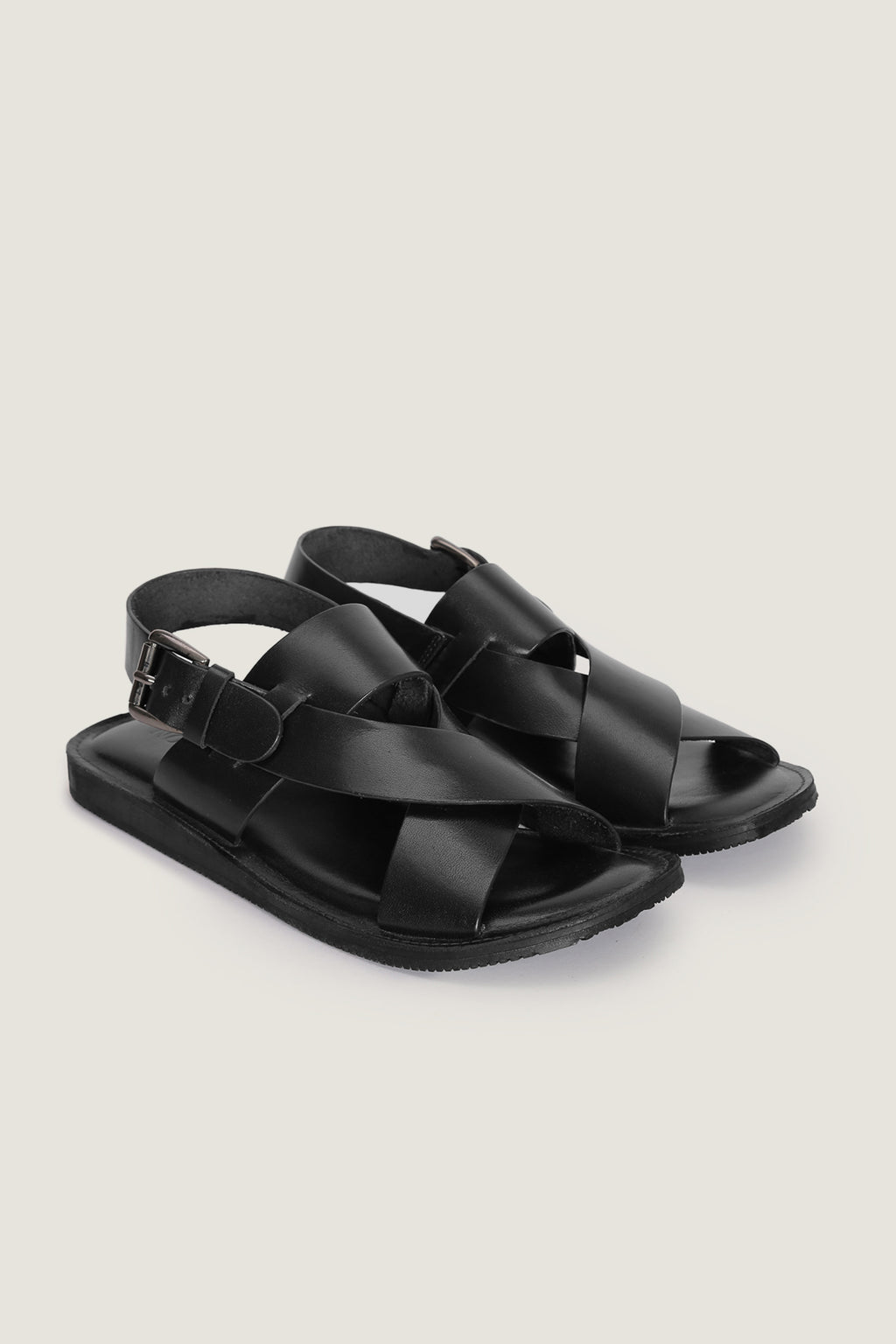 Strap Crafted Men's Full Grain Leather Sandals