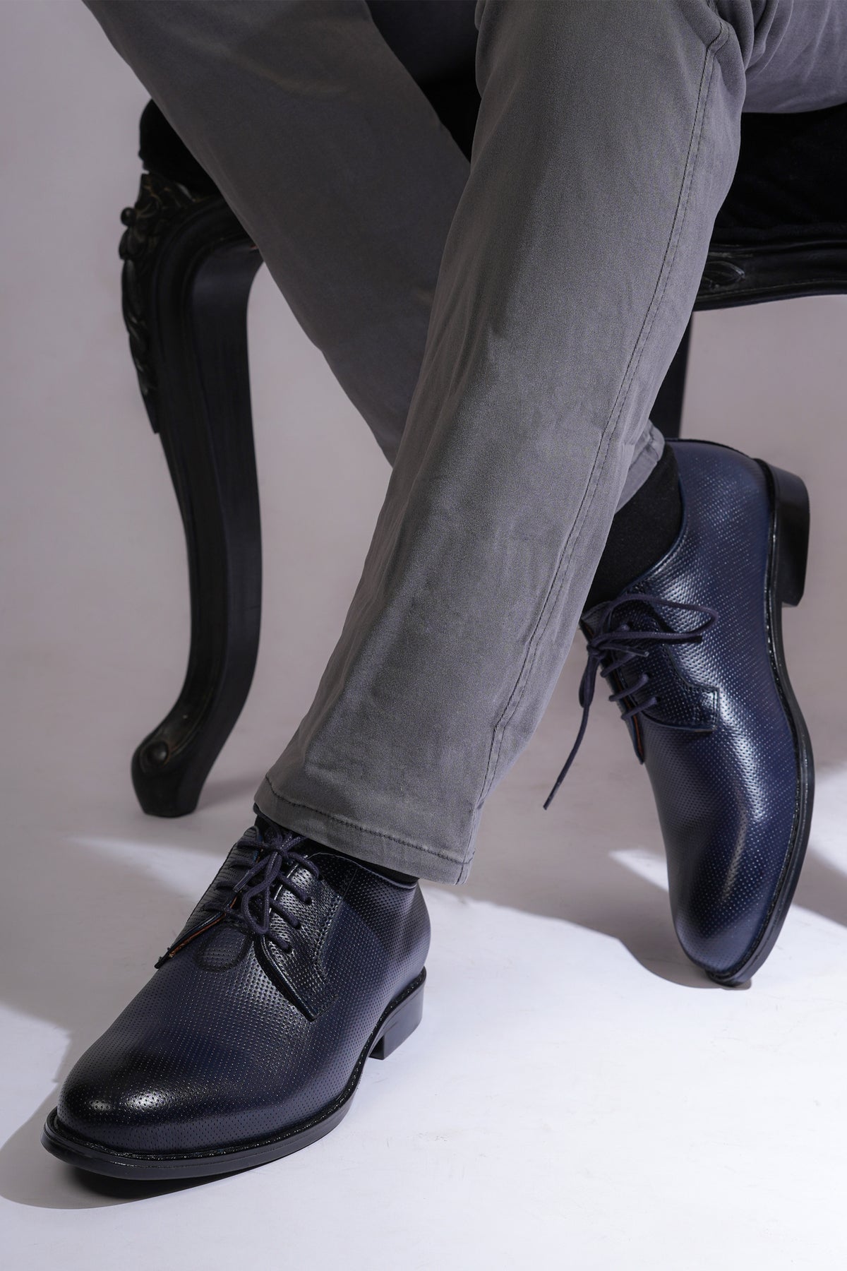 Micro-Punch Derby Shoes | Men