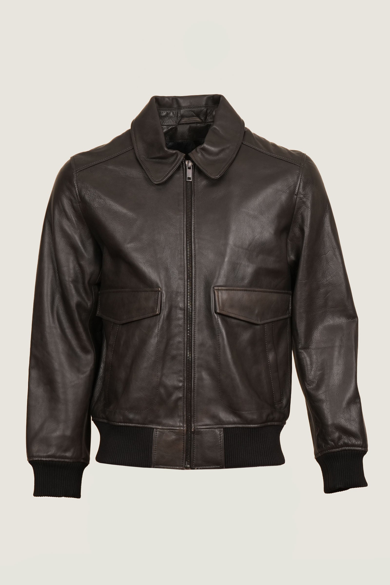 Bomber Leather Jacket | Men