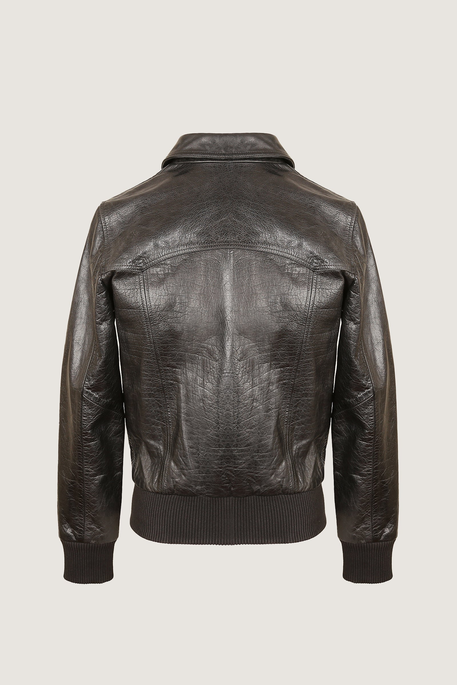 Bomber Leather Jacket | Men