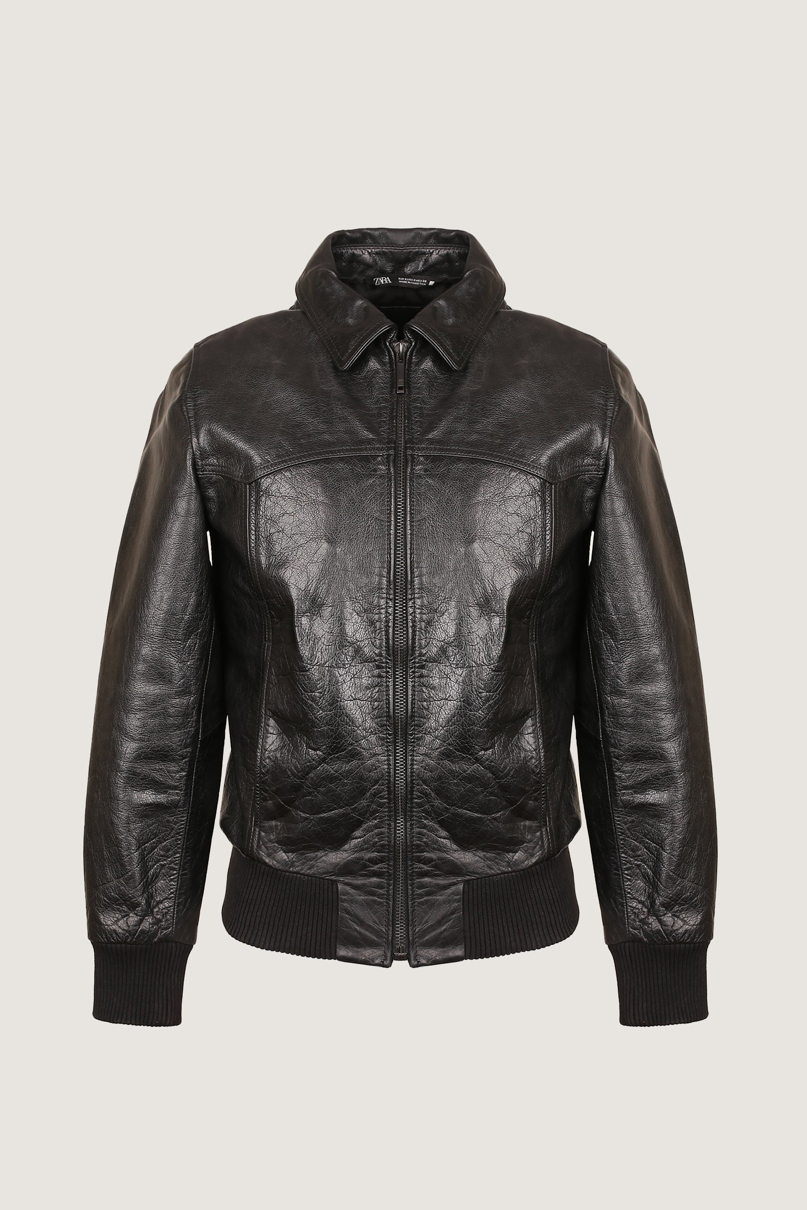 Bomber Leather Jacket | Men