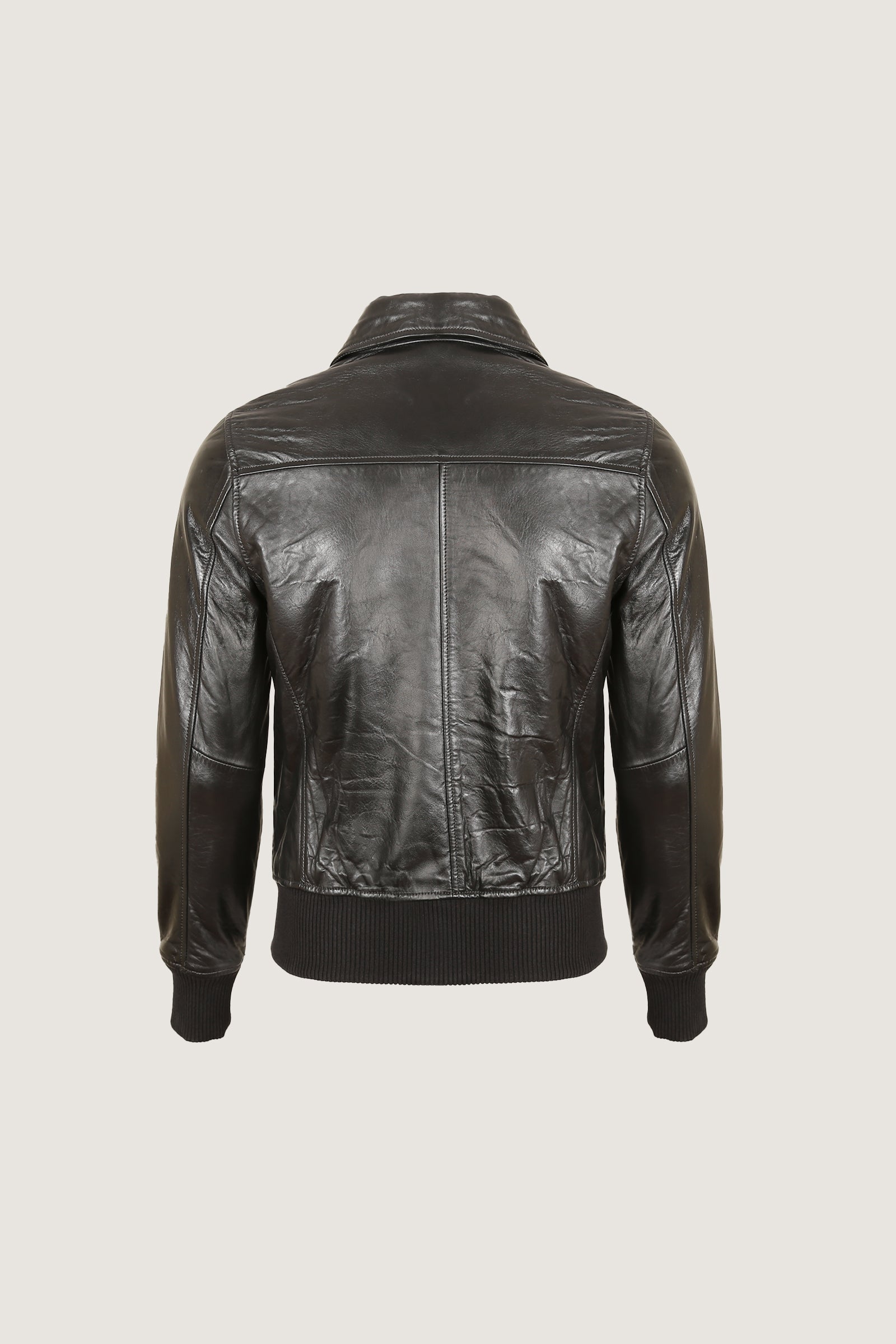 Bomber Leather Jacket | Men