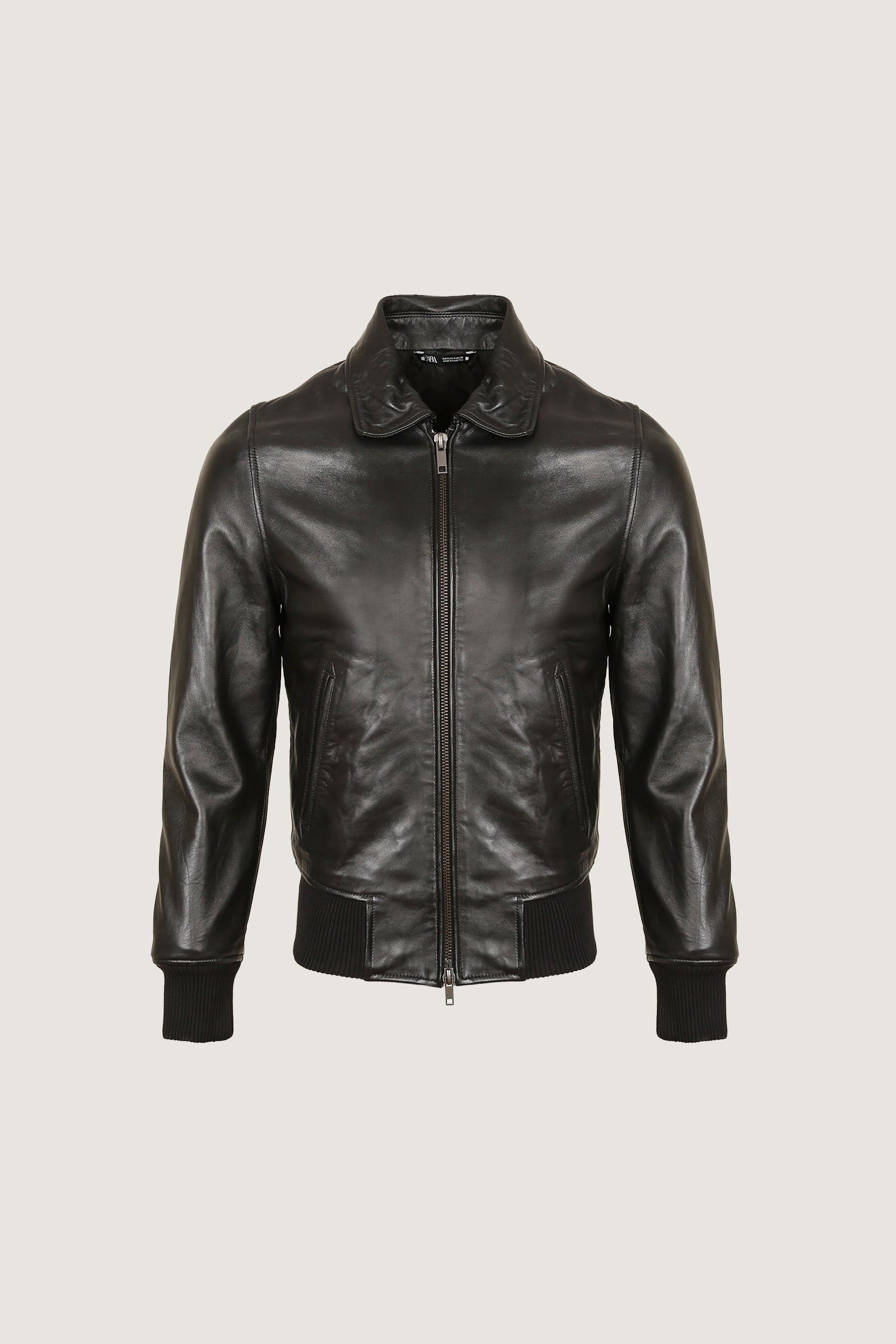 Bomber Leather Jacket | Men