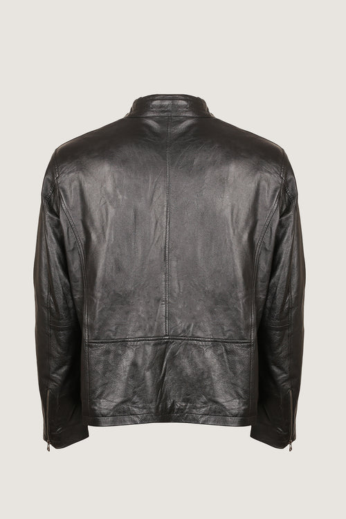 Cafe Racer Leather Jacket | Men