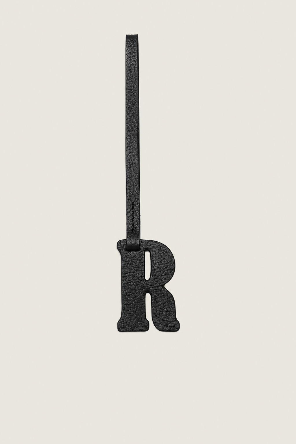 Alphabet Leather Charm