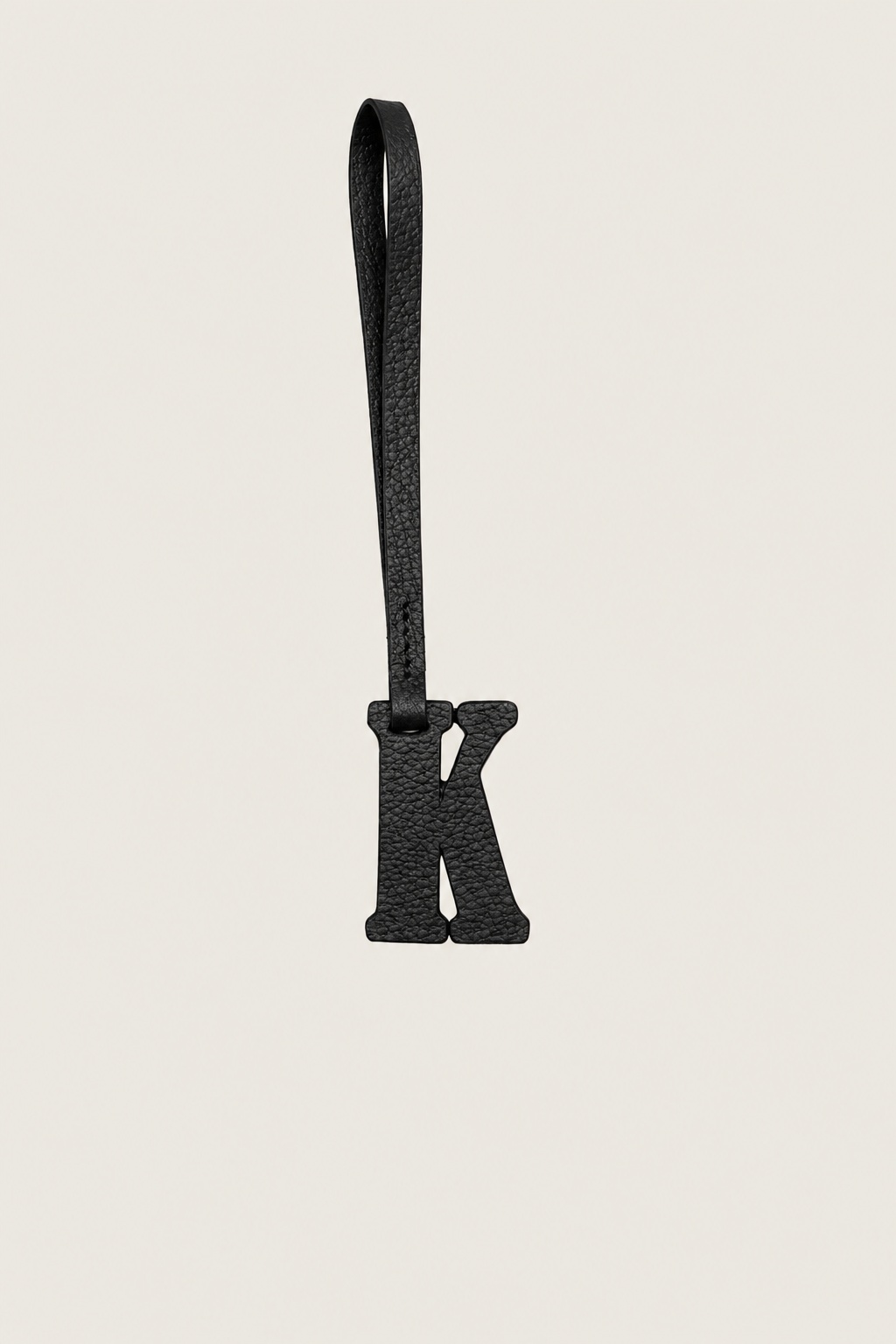 Alphabet Leather Charm