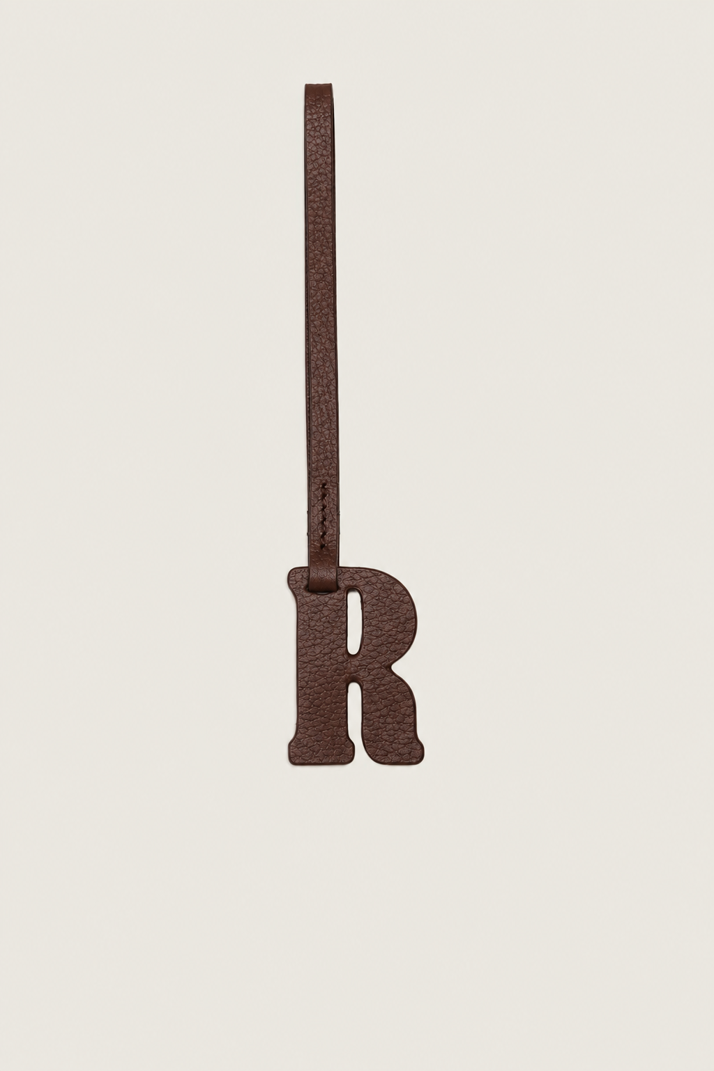 Alphabet Leather Charm