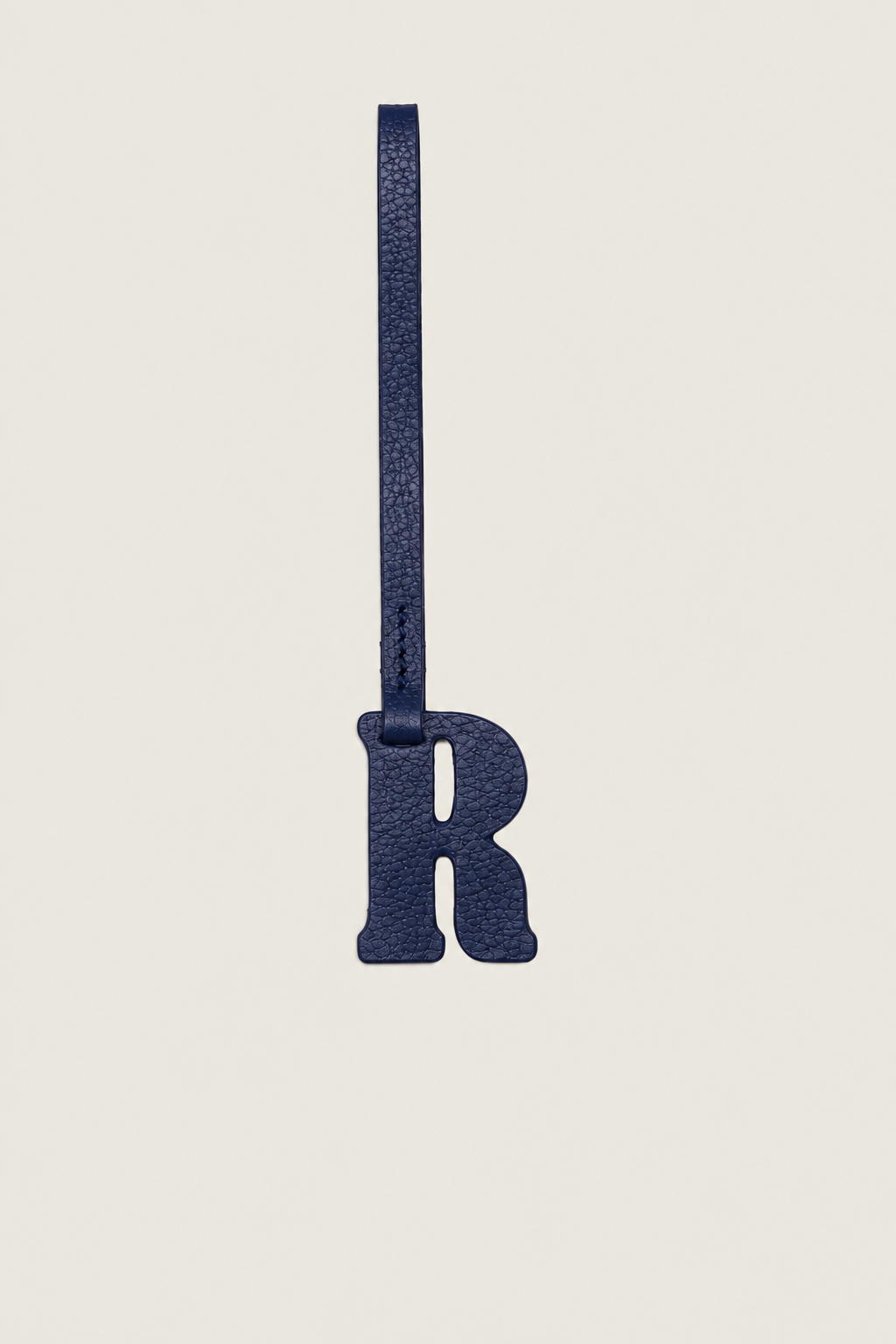 Alphabet Leather Charm