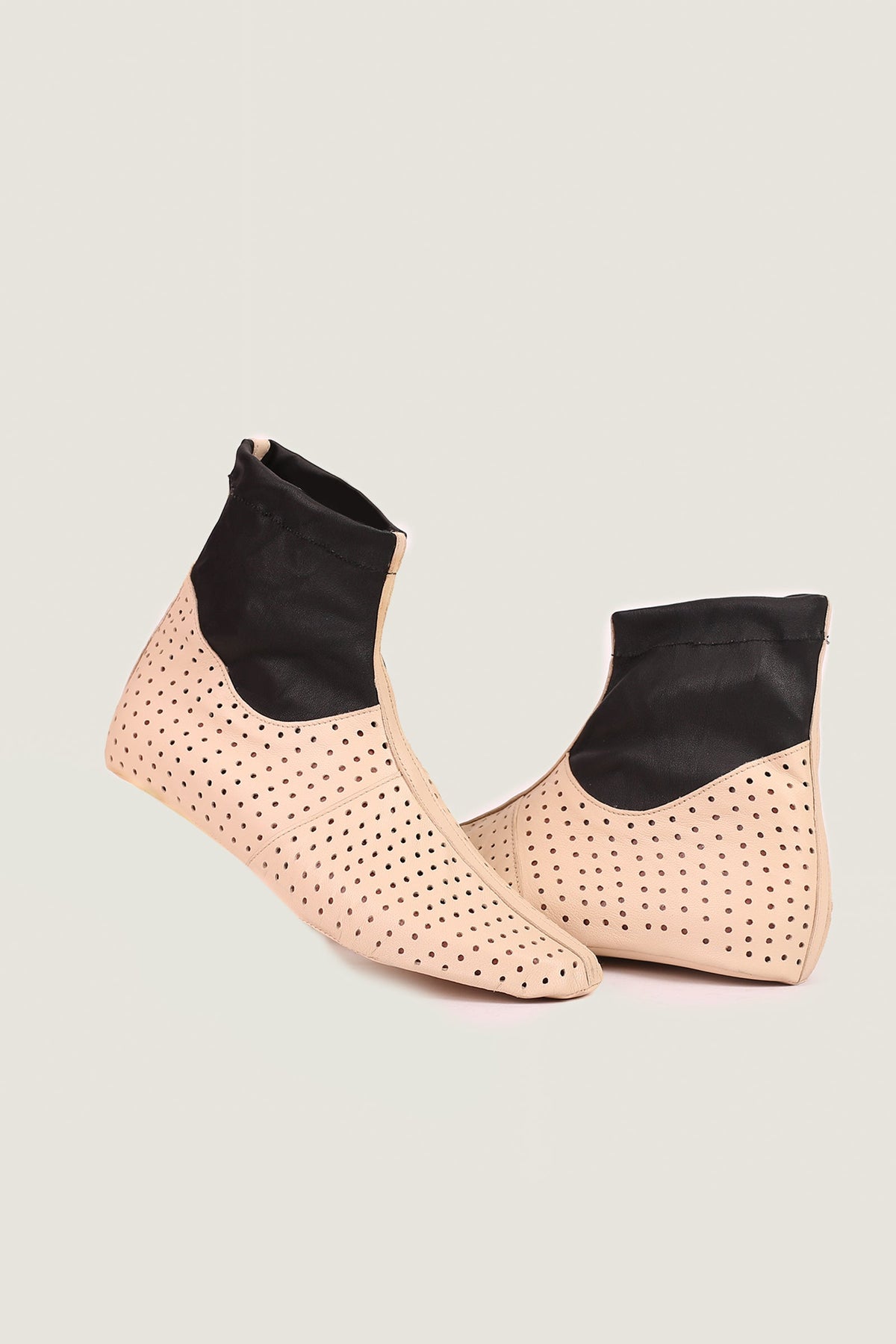 Stretch Leather Long Breathable Socks