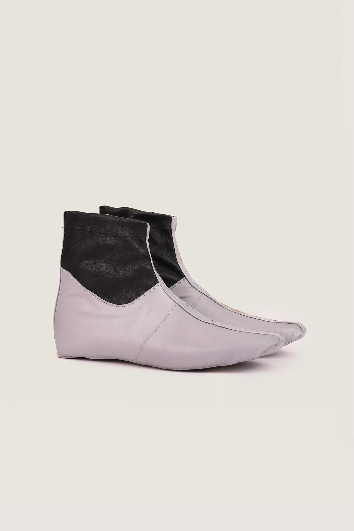 Stretch Leather Long Socks