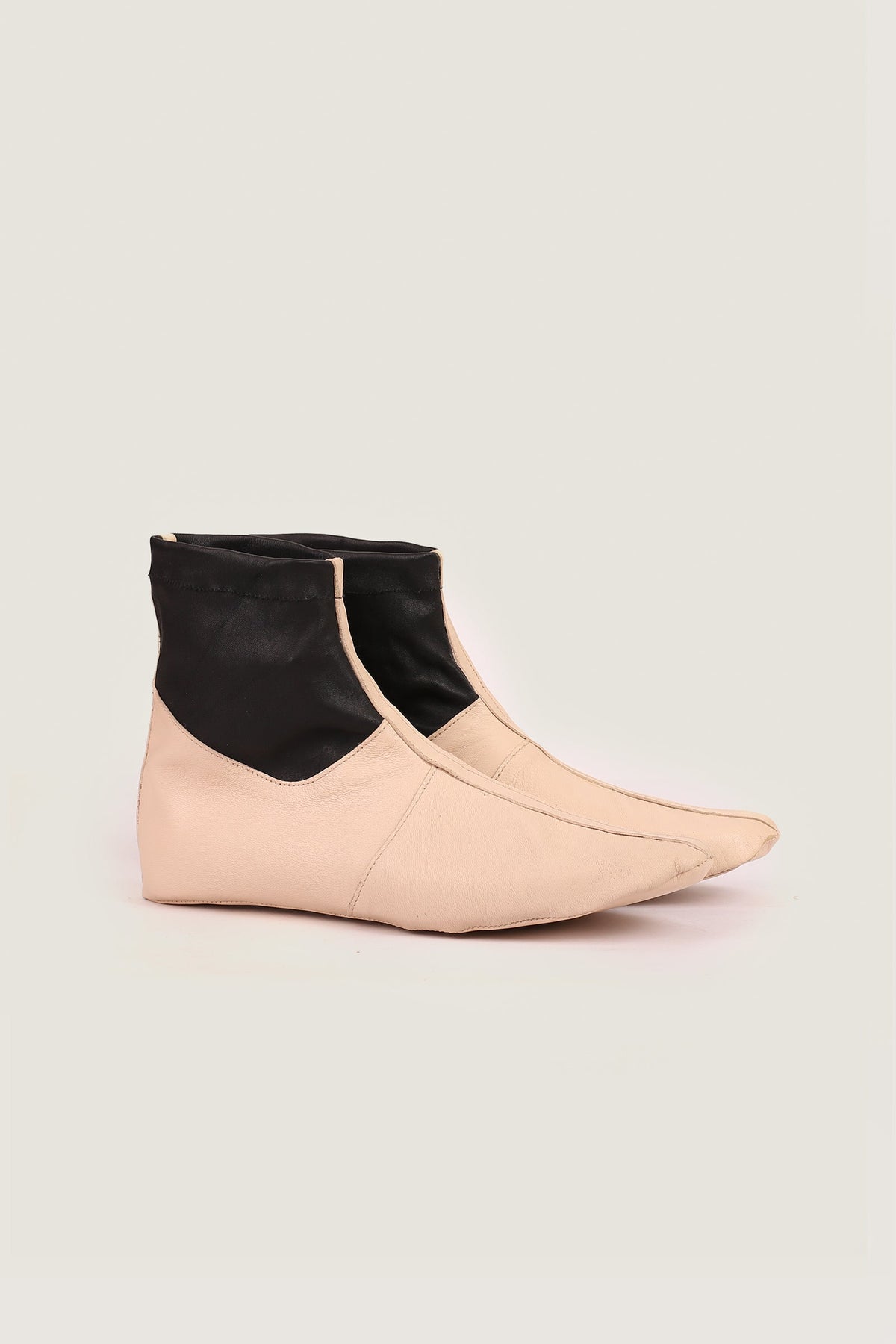Stretch Leather Long Socks