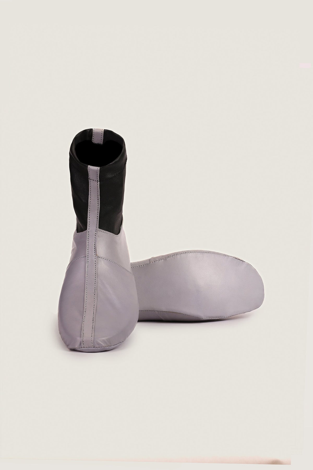 Stretch Leather Long Socks