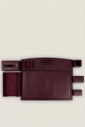 7-Piece Genuine Cow Leather Executive Desk Organizer Set