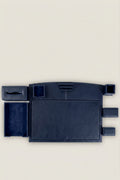 7-Piece Genuine Cow Leather Executive Desk Organizer Set