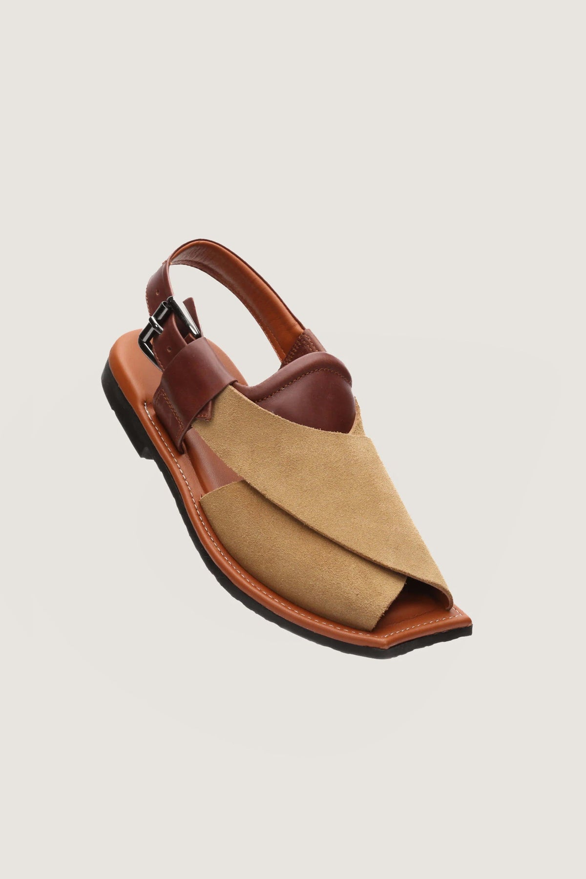 Gull Khan Contrast Leather | T-Shape Novado