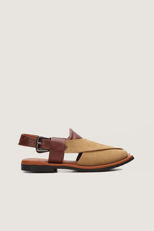 Gull Khan Contrast Leather | T-Shape Novado