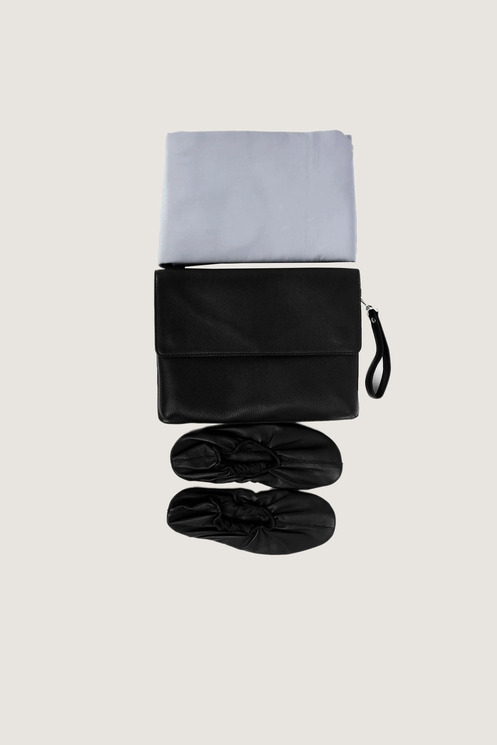 Hajj & Umrah Full Grain Leather Slipper | Prayer Mat | Bag Set Novado