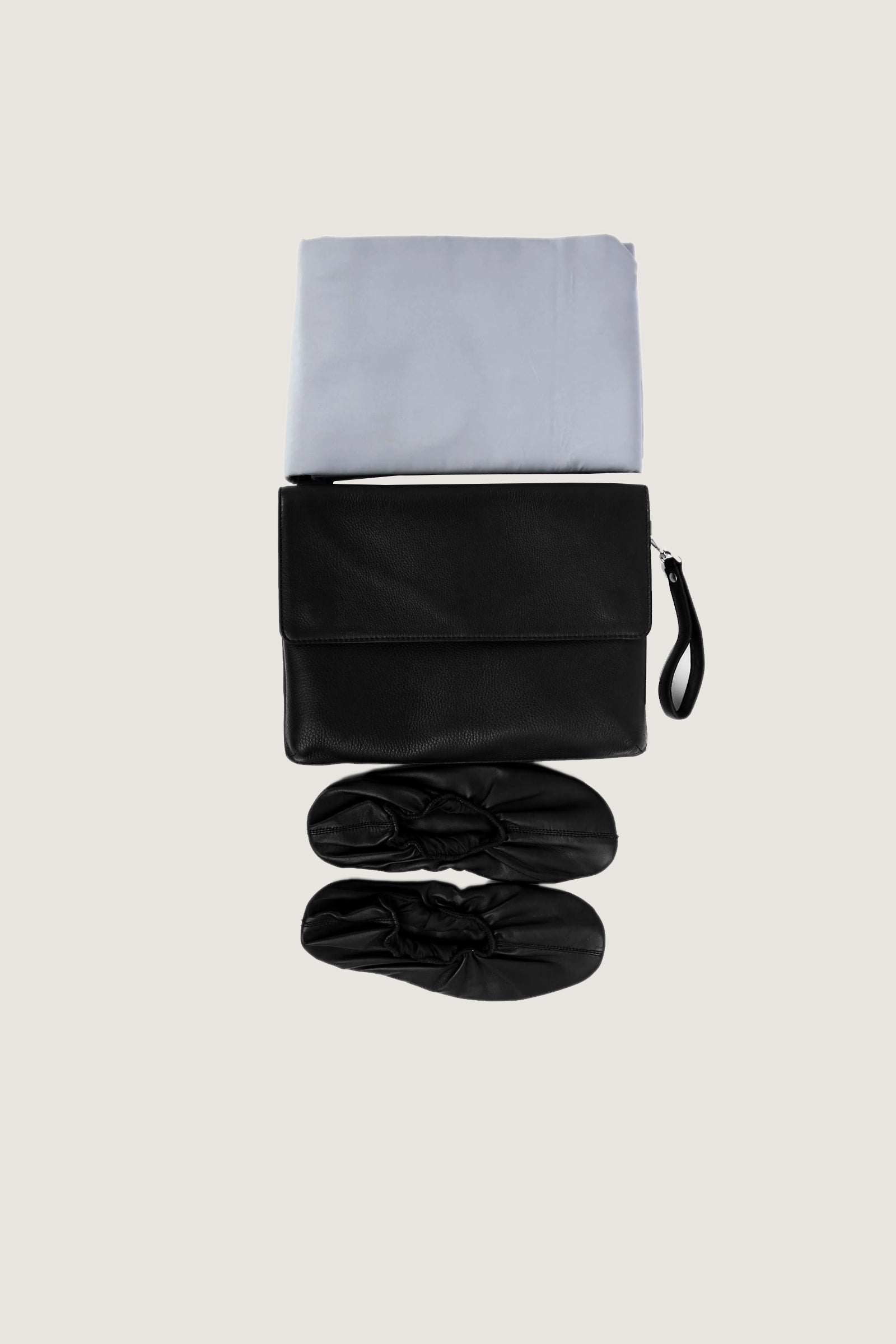 Hajj & Umrah Full Grain Leather Slipper | Prayer Mat | Bag Set Novado