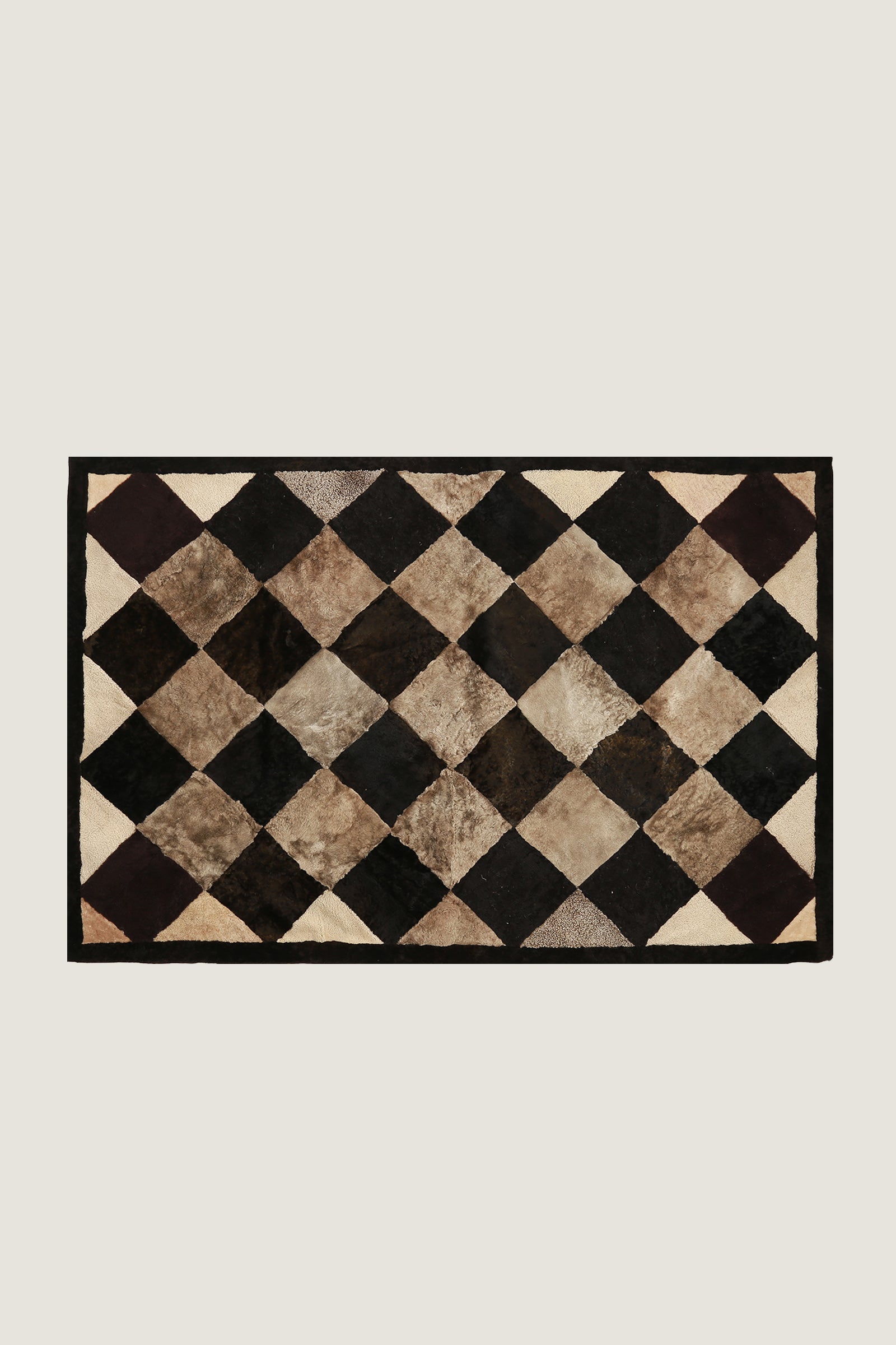 Sheep Bliss Leather Fur Rug
