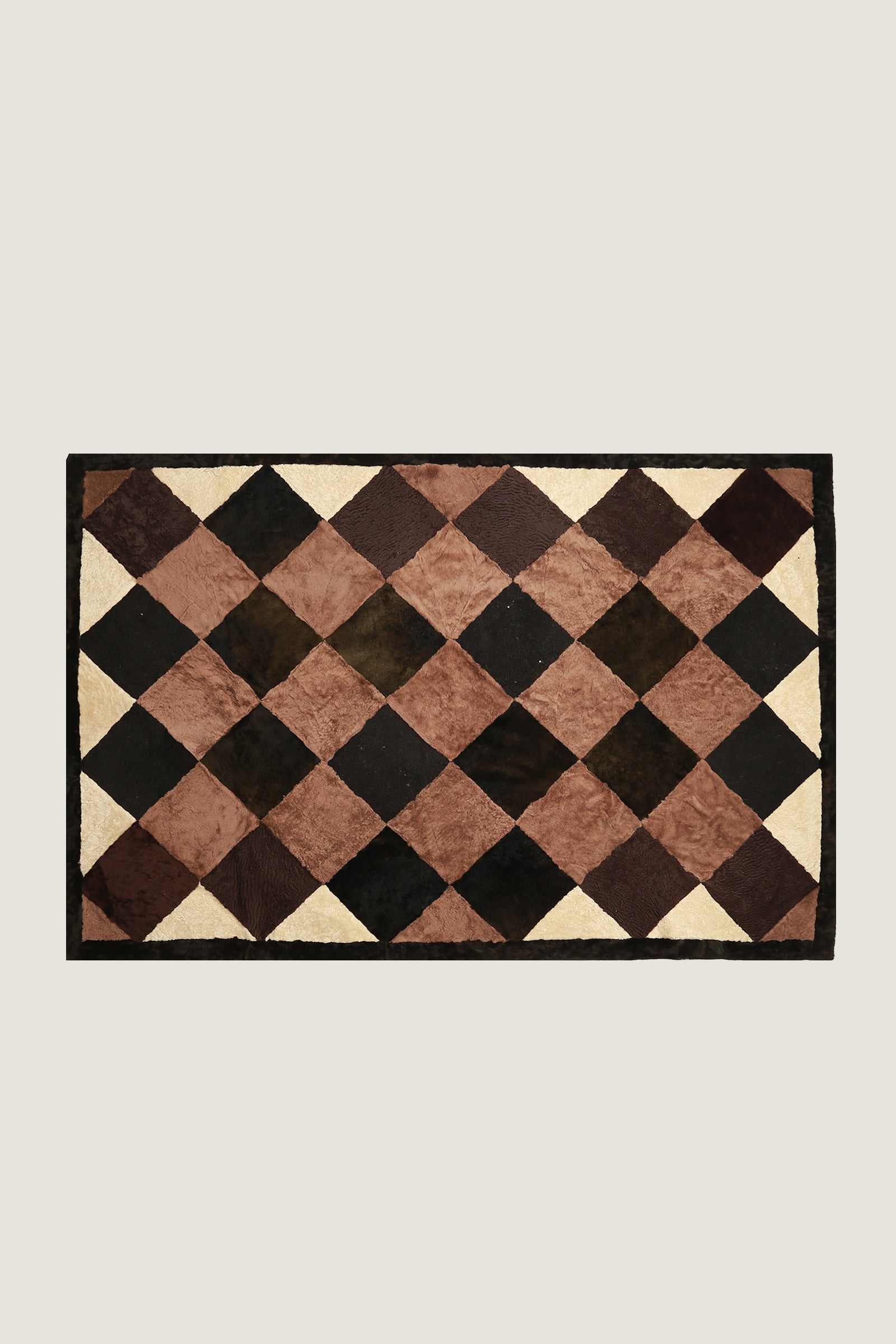 Sheep Bliss Leather Fur Rug