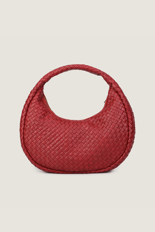 Woven Shoulder Bag Without Knot