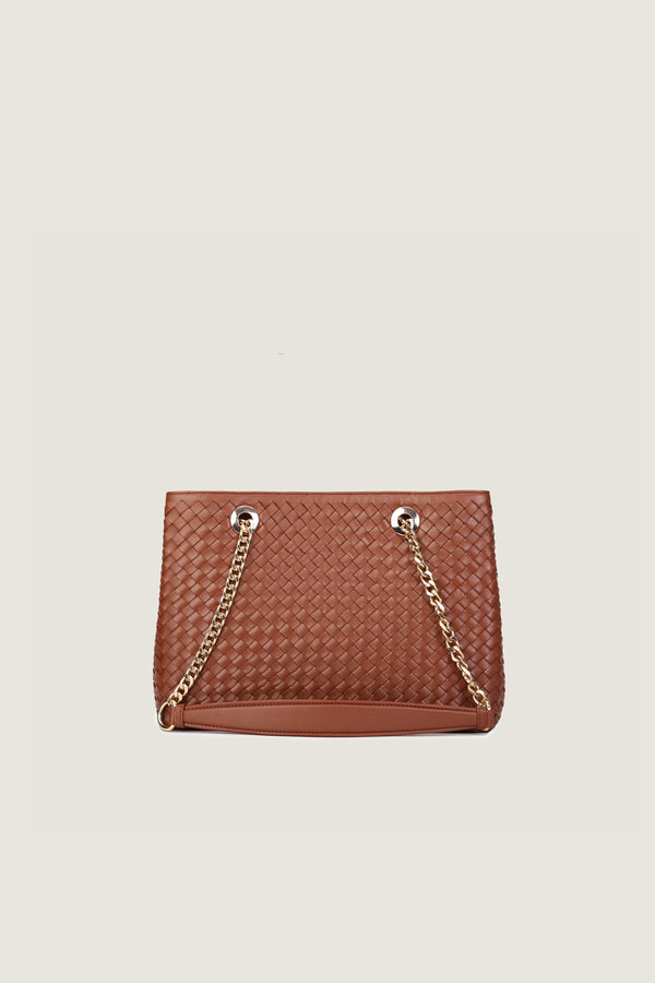 Tera Woven Style Leather Bag