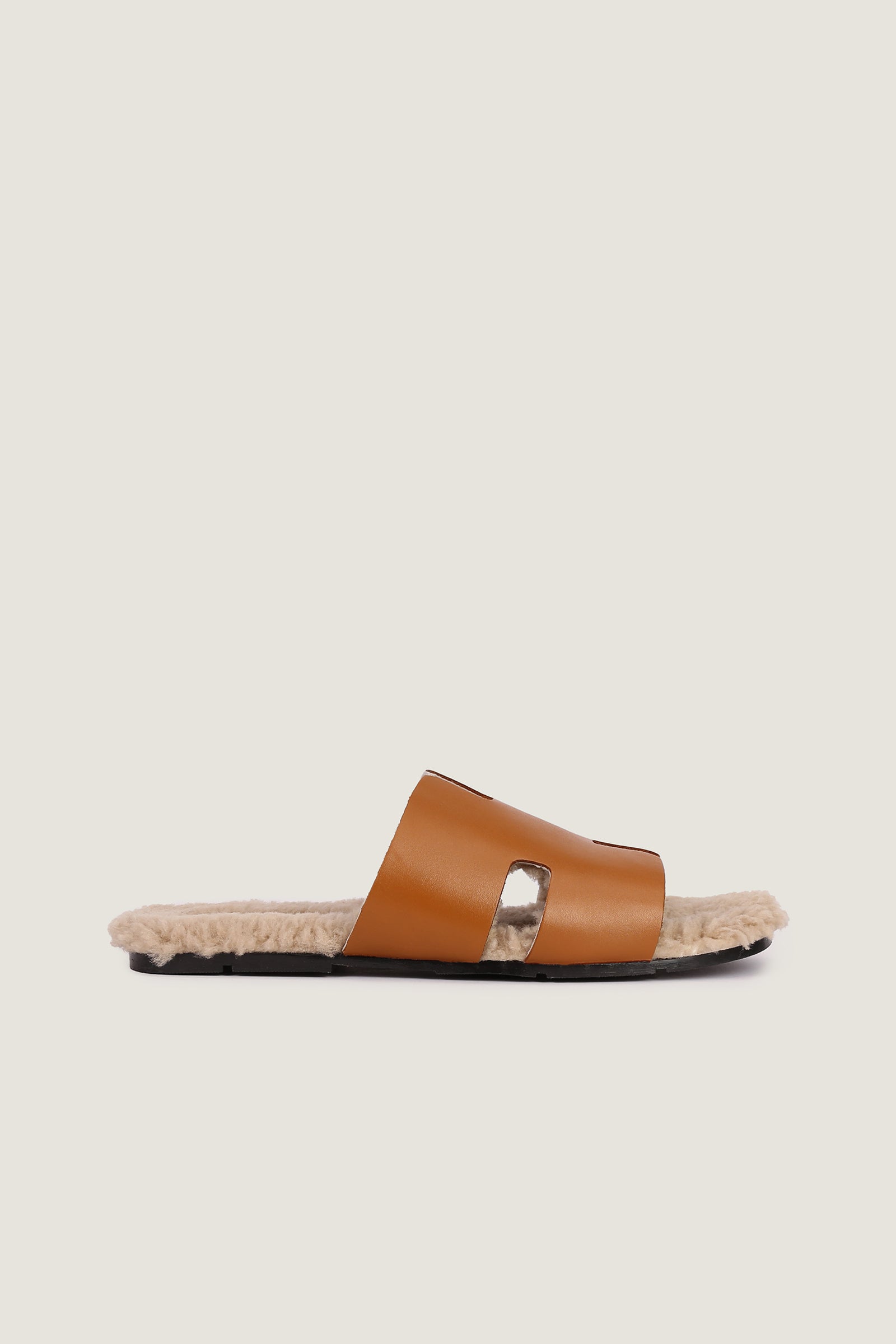 Men's H Style Slipper With Fur