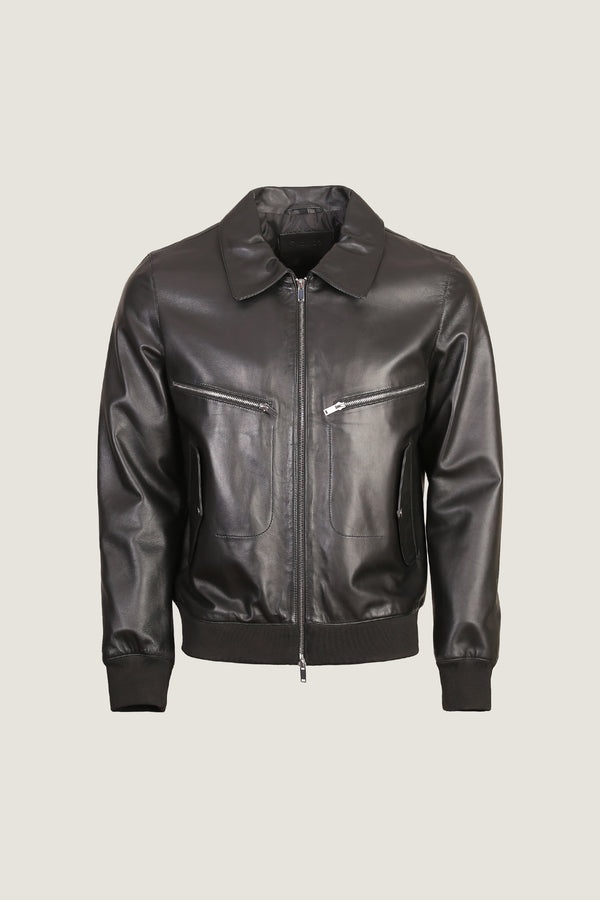 Bomber Leather Jacket