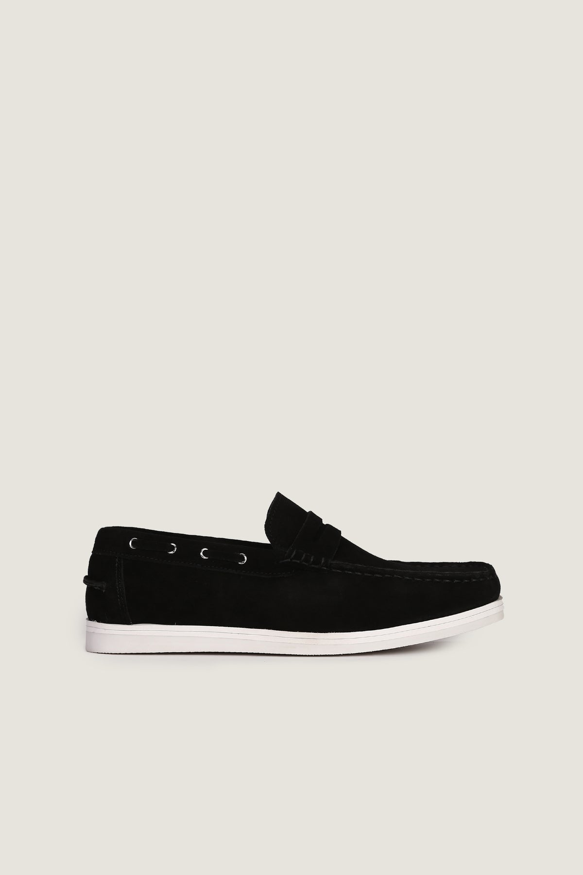 Velour Suede Leather Loafers | Men