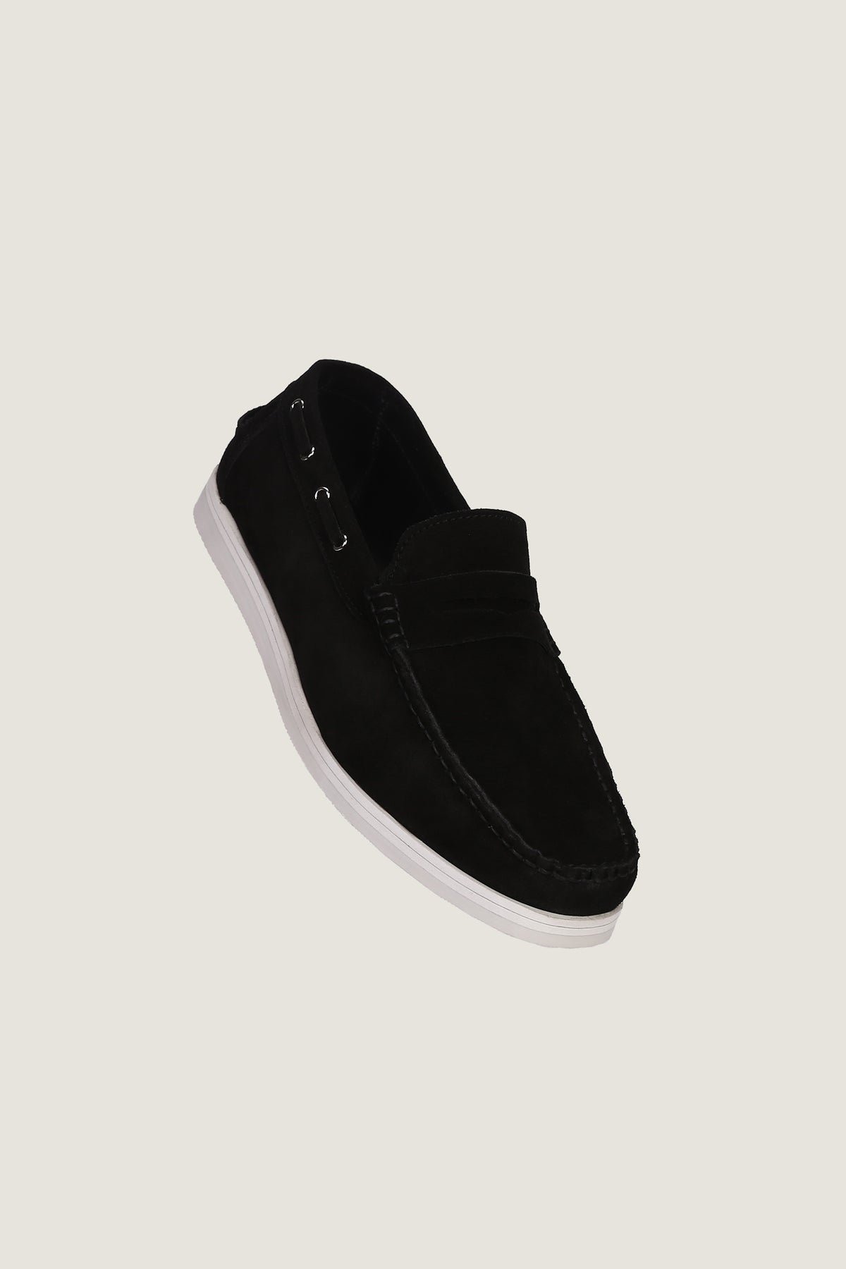 Velour Suede Leather Loafers | Men
