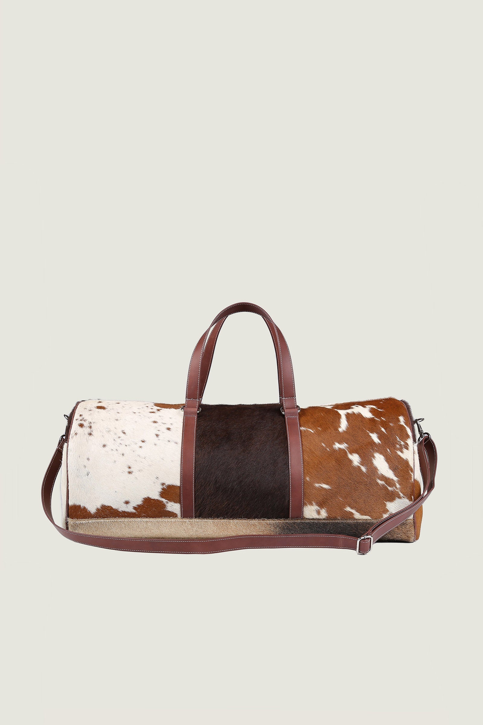 Real Cow Hair On Duffle Bag
