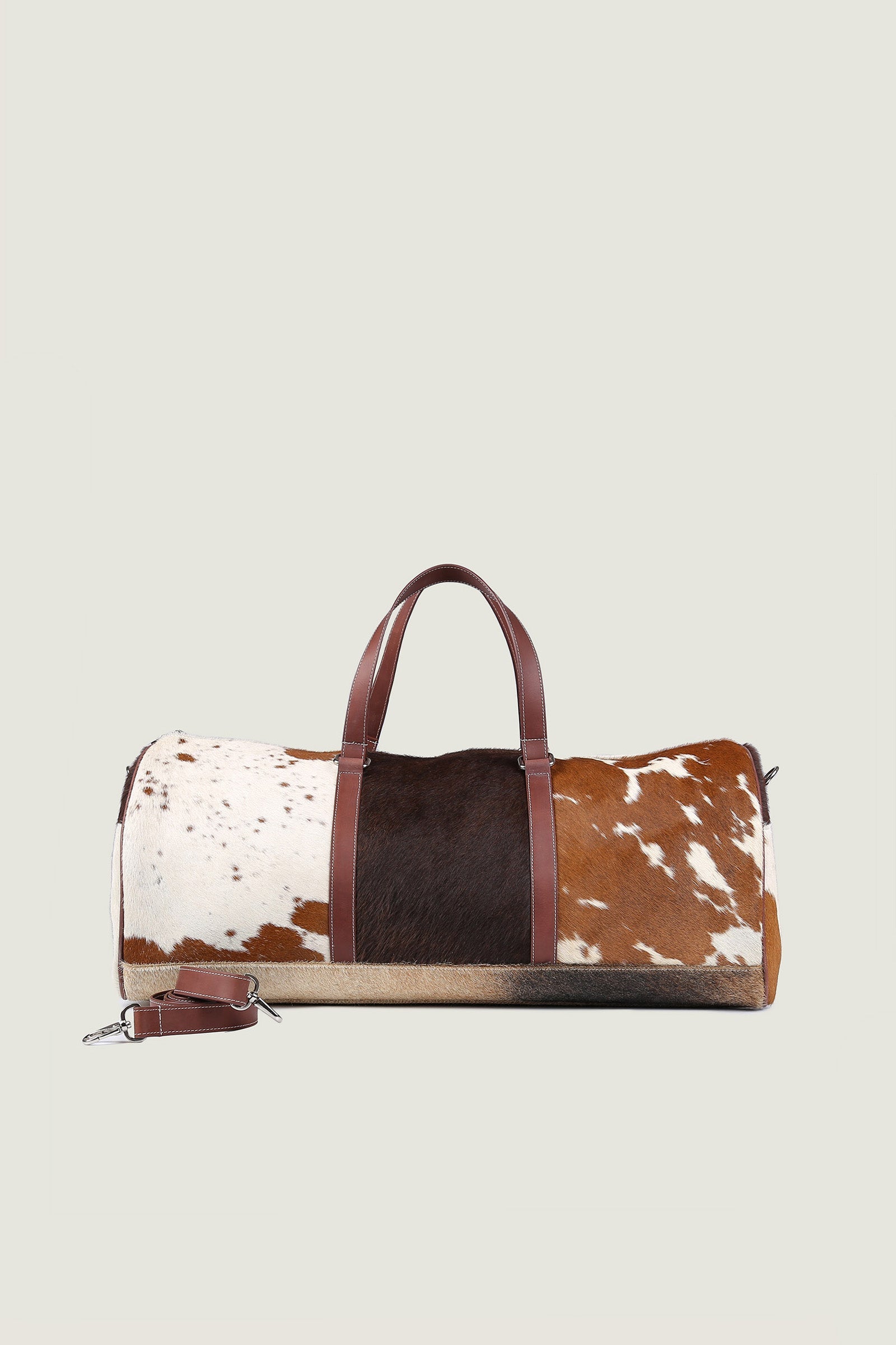 Real Cow Hair On Duffle Bag