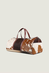 Real Cow Hair On Duffle Bag