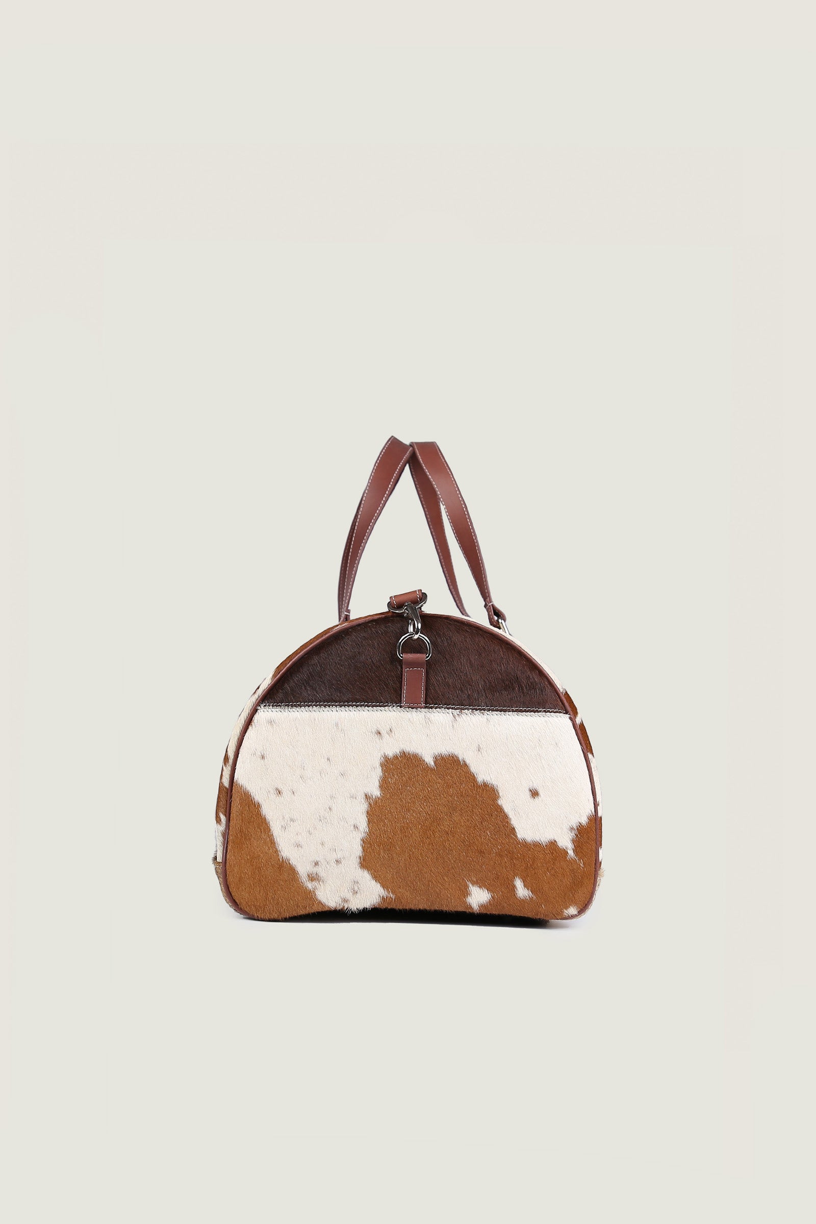 Real Cow Hair On Duffle Bag