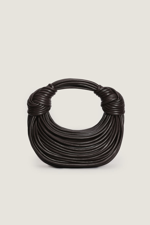 Leather Cord Hand Bag