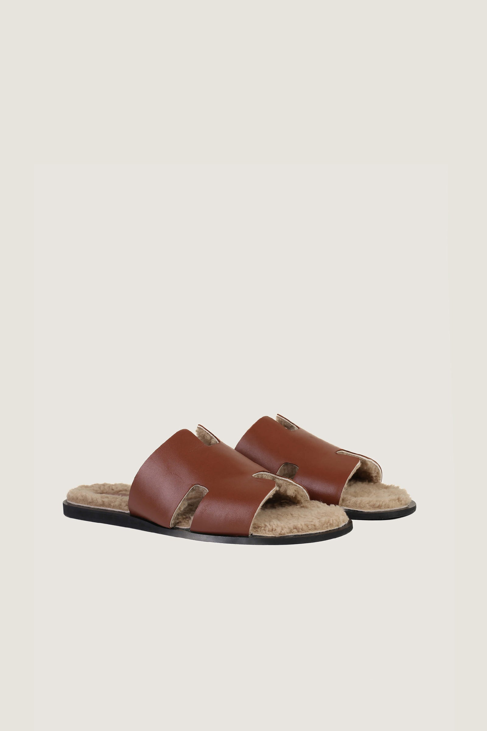 Men's H Style Slipper With Fur