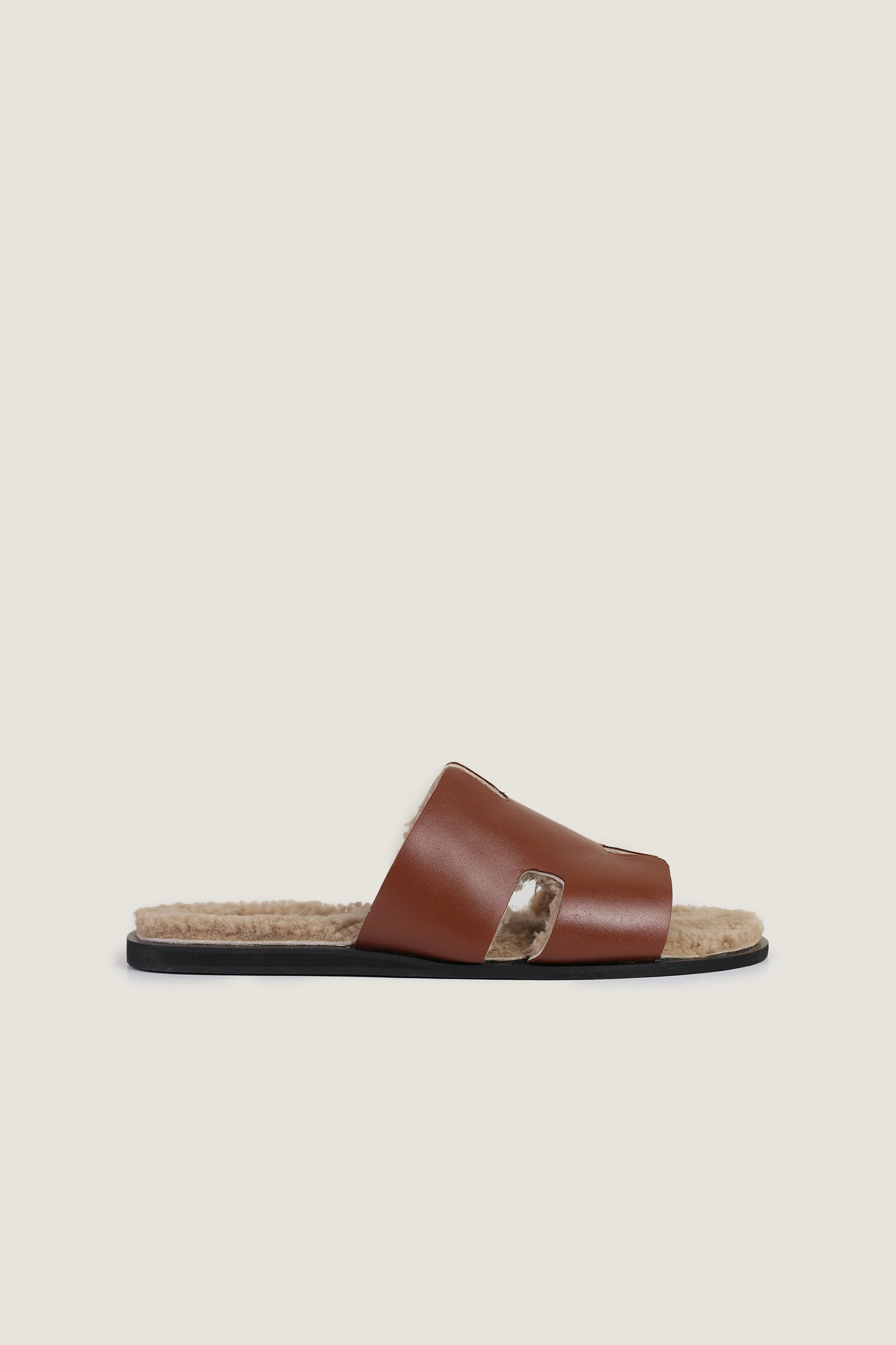 Men's H Style Slipper With Fur