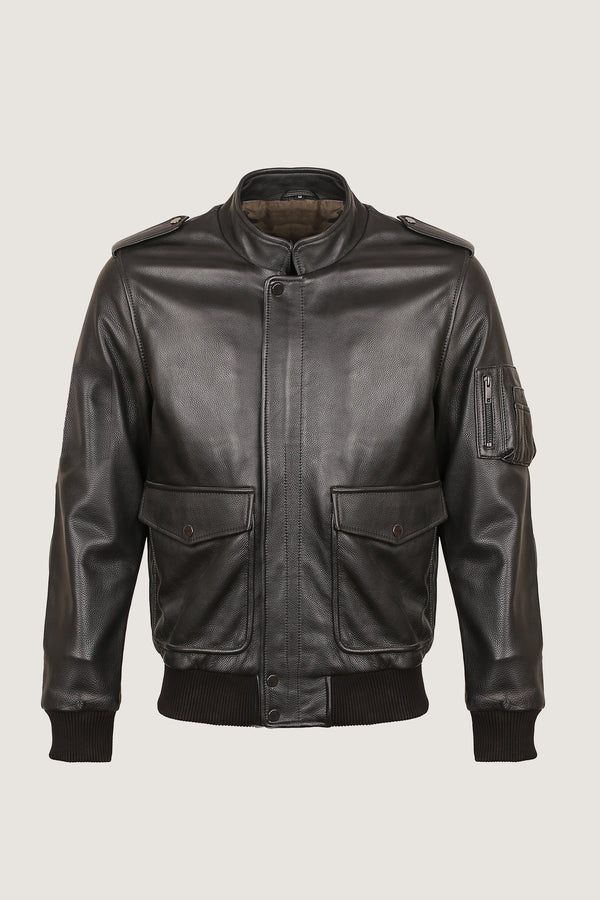 2 Pocket Style Leather Jacket