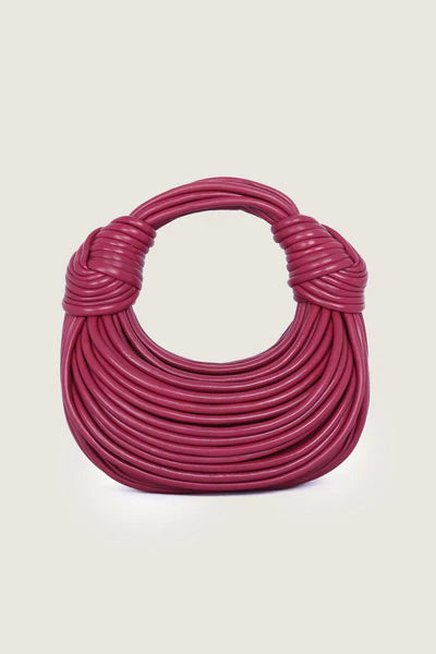 Leather Cord Hand Bag