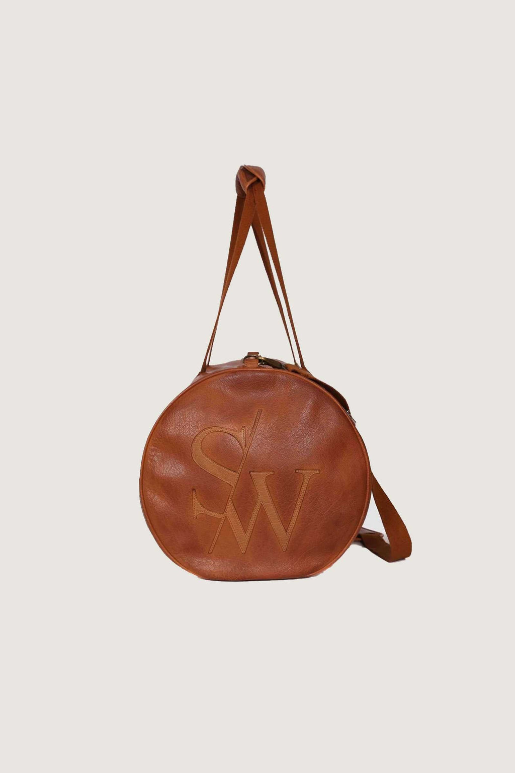 Leather Duffle Bag | Custom Name