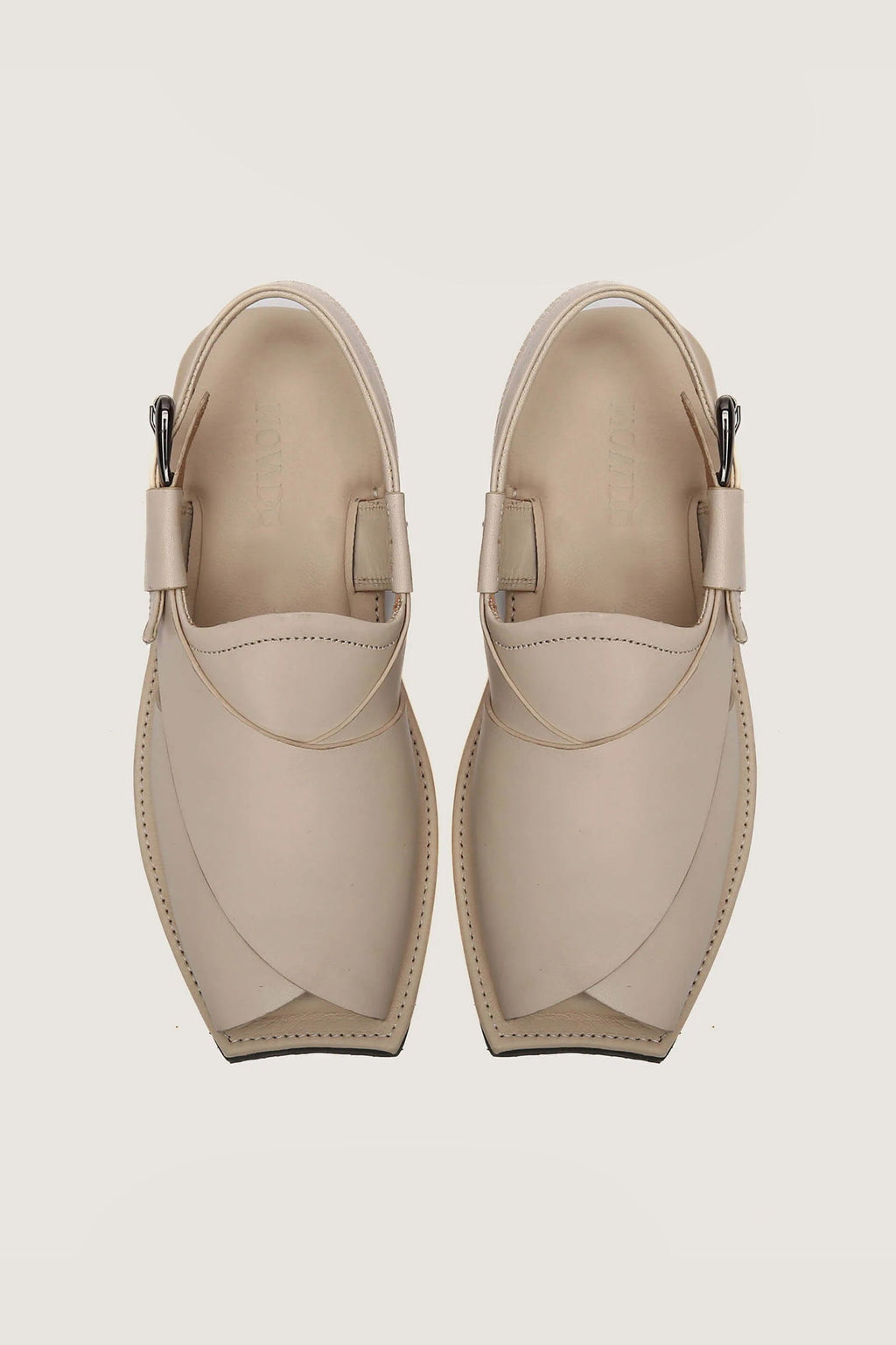 Masti Khan Off-White Peshawari Chappal