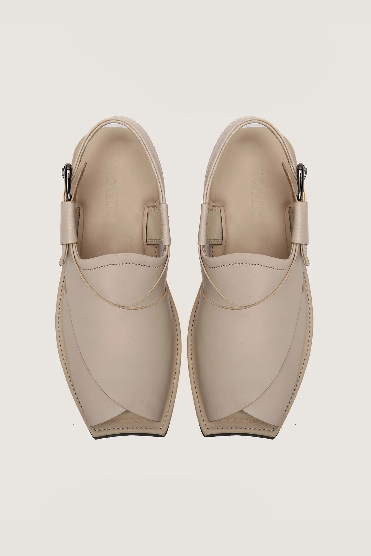 Masti Khan Off-White Peshawari Chappal