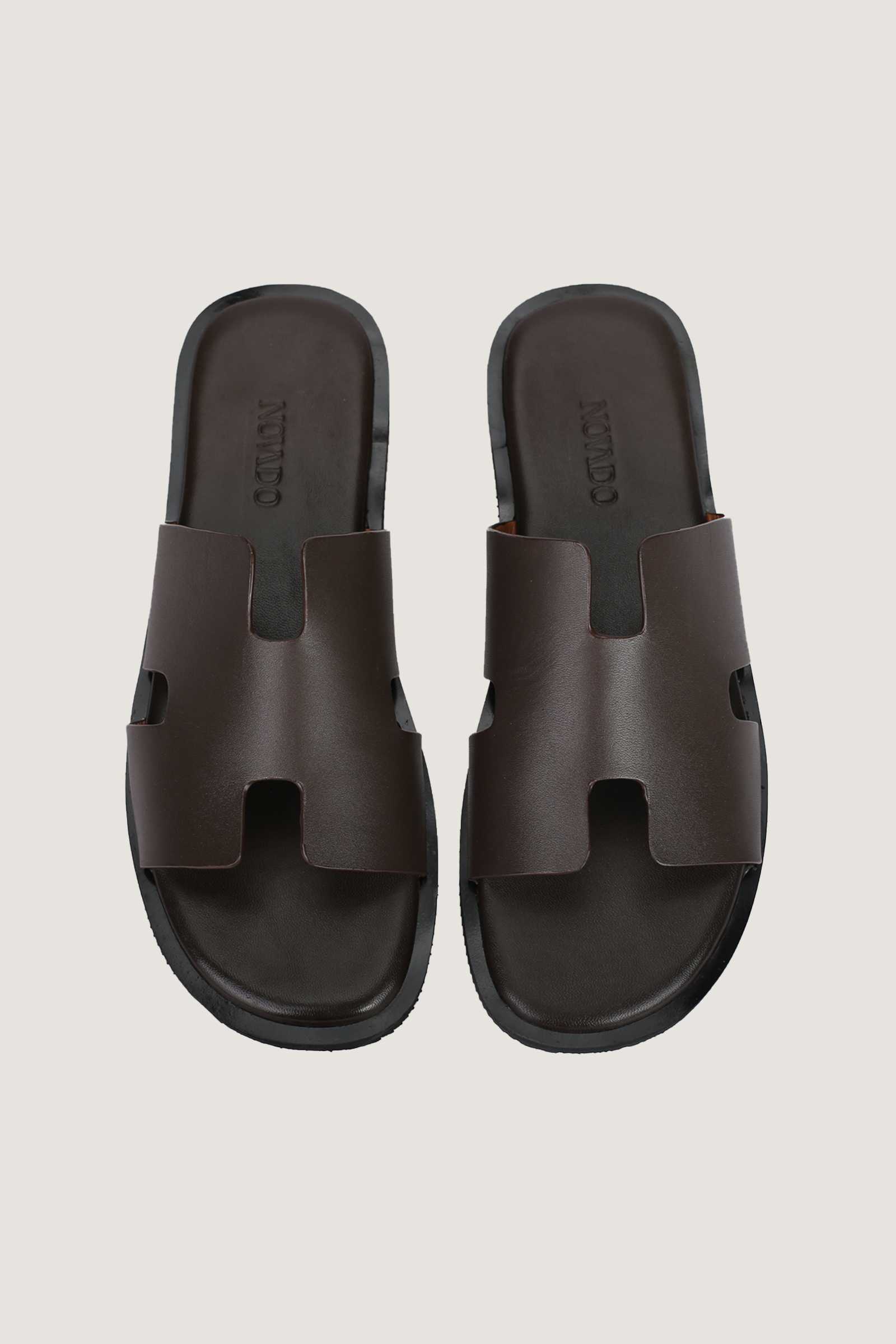 Men's H Style Leather Slipper